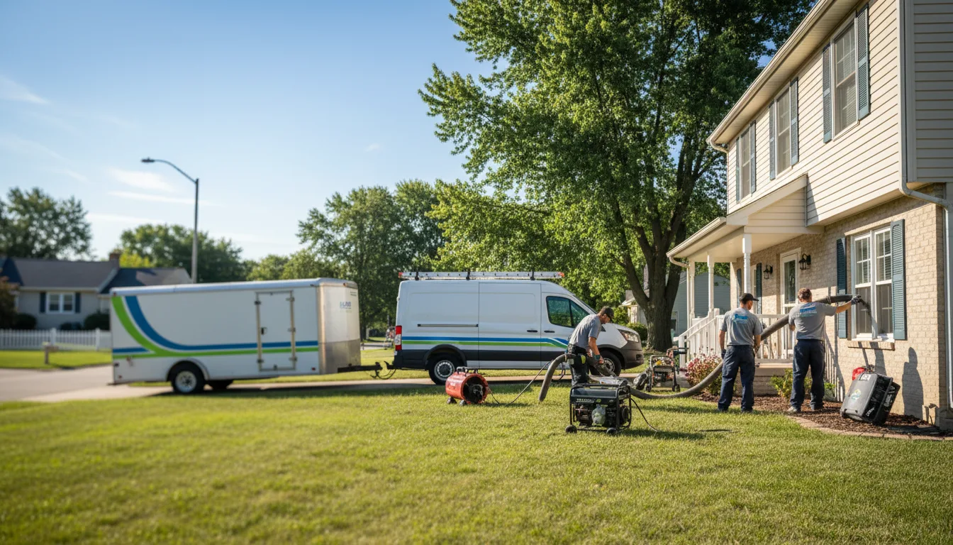 Flooded Basement Restoration And Cleanup With Repair in Linn Grove, IA near me